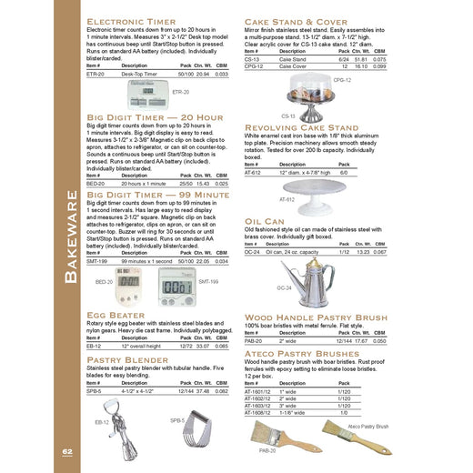 SPB-5 Spec Sheet