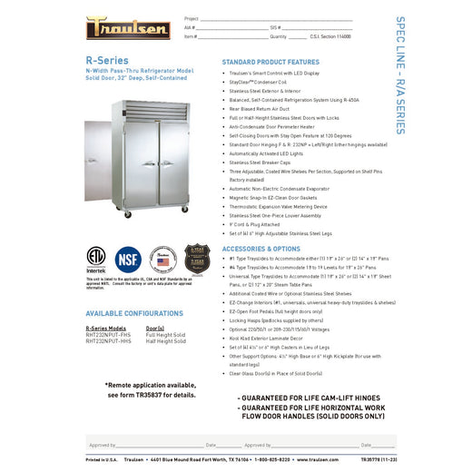 Spec Sheet