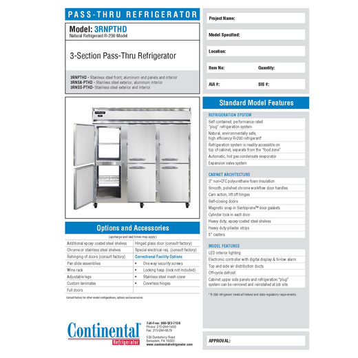 Spec Sheet