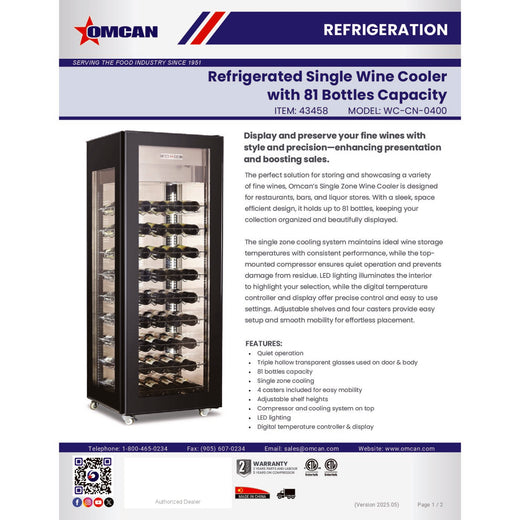 Spec Sheet