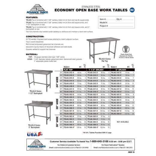 Spec Sheet