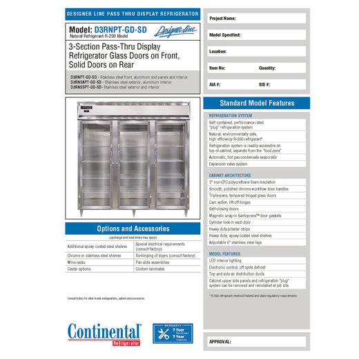 Spec Sheet
