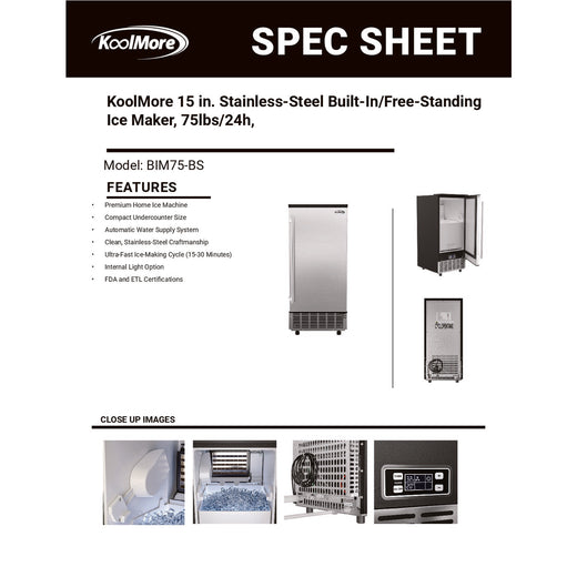 Spec Sheet