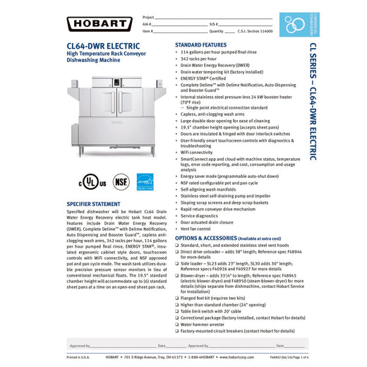 Spec Sheet