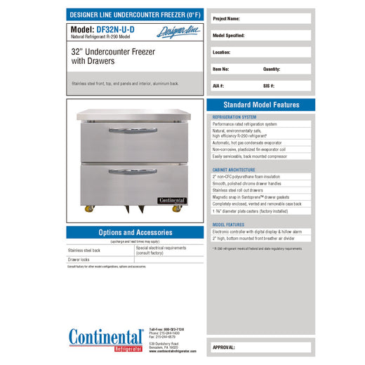 Spec Sheet