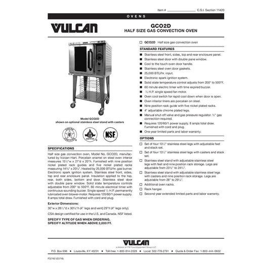 Spec Sheet