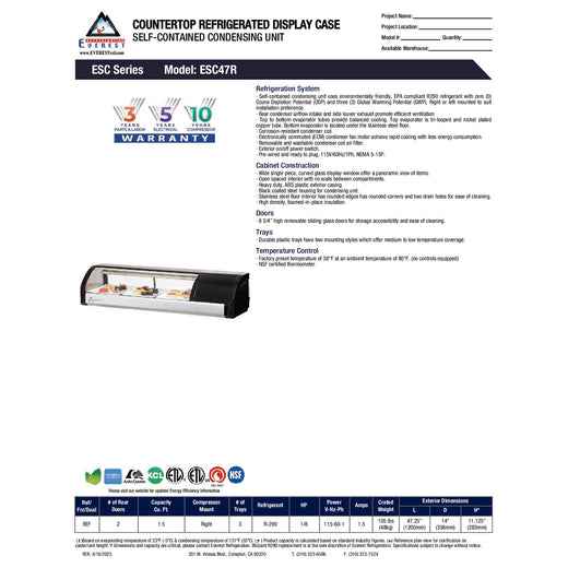 Spec Sheet