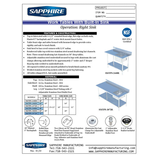 Spec Sheet