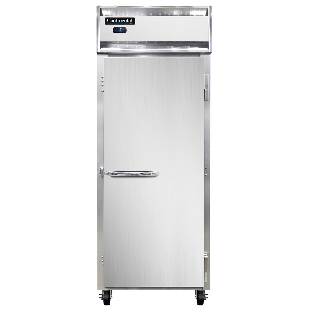 Continental Refrigerator 1FESNSA 28.5-Inch Reach-In Freezer — 1 Doors, Stainless Steel Exterior