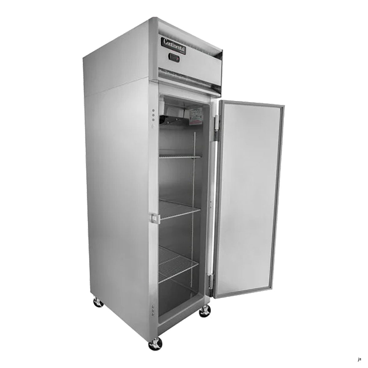 Continental Refrigerator 1FN 26-Inch Reach-In Freezer — 1 Doors, Stainless Steel Front