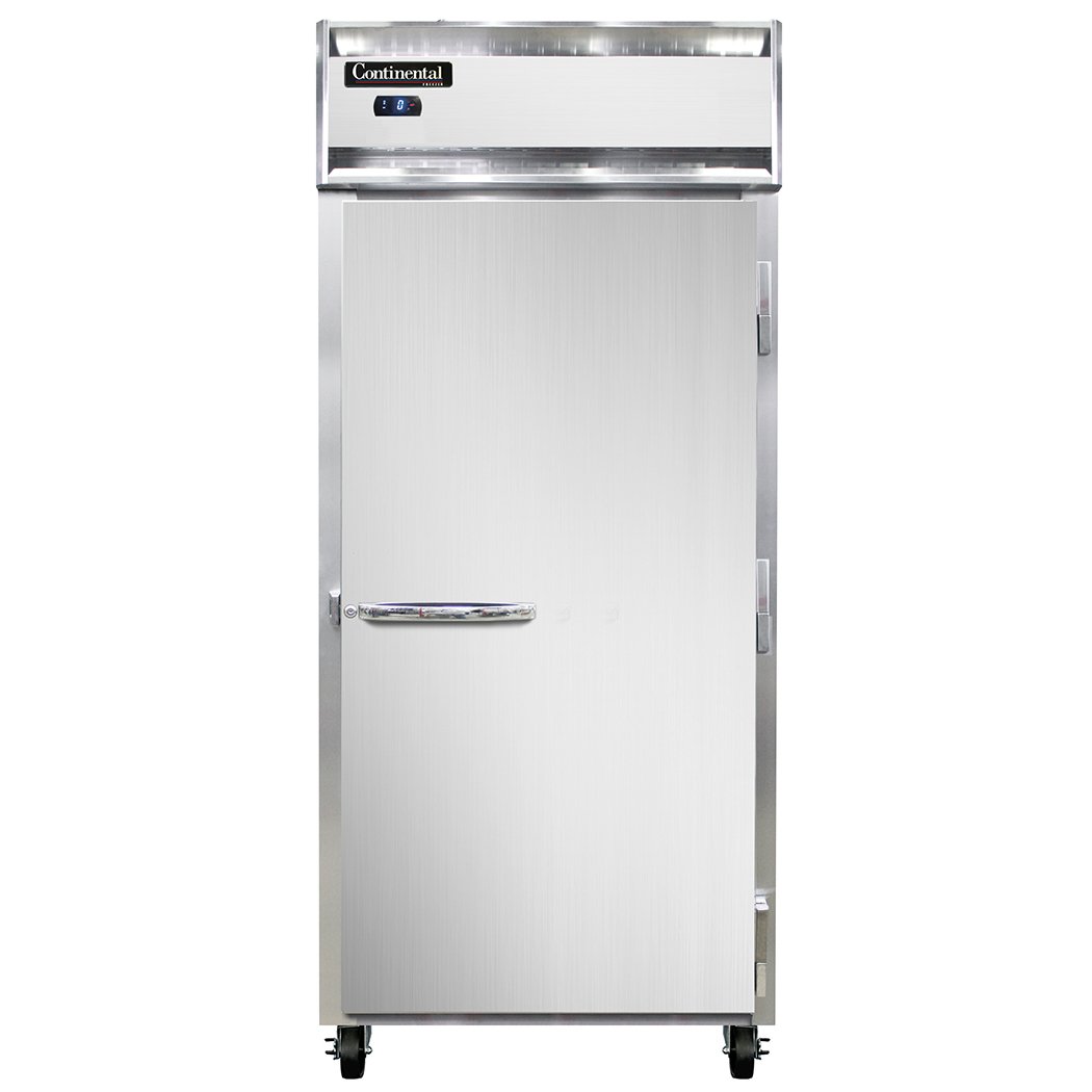 Continental Refrigerator 1FXSNSA 36.25-Inch Reach-In Freezer — 1 Doors, Stainless Steel Exterior