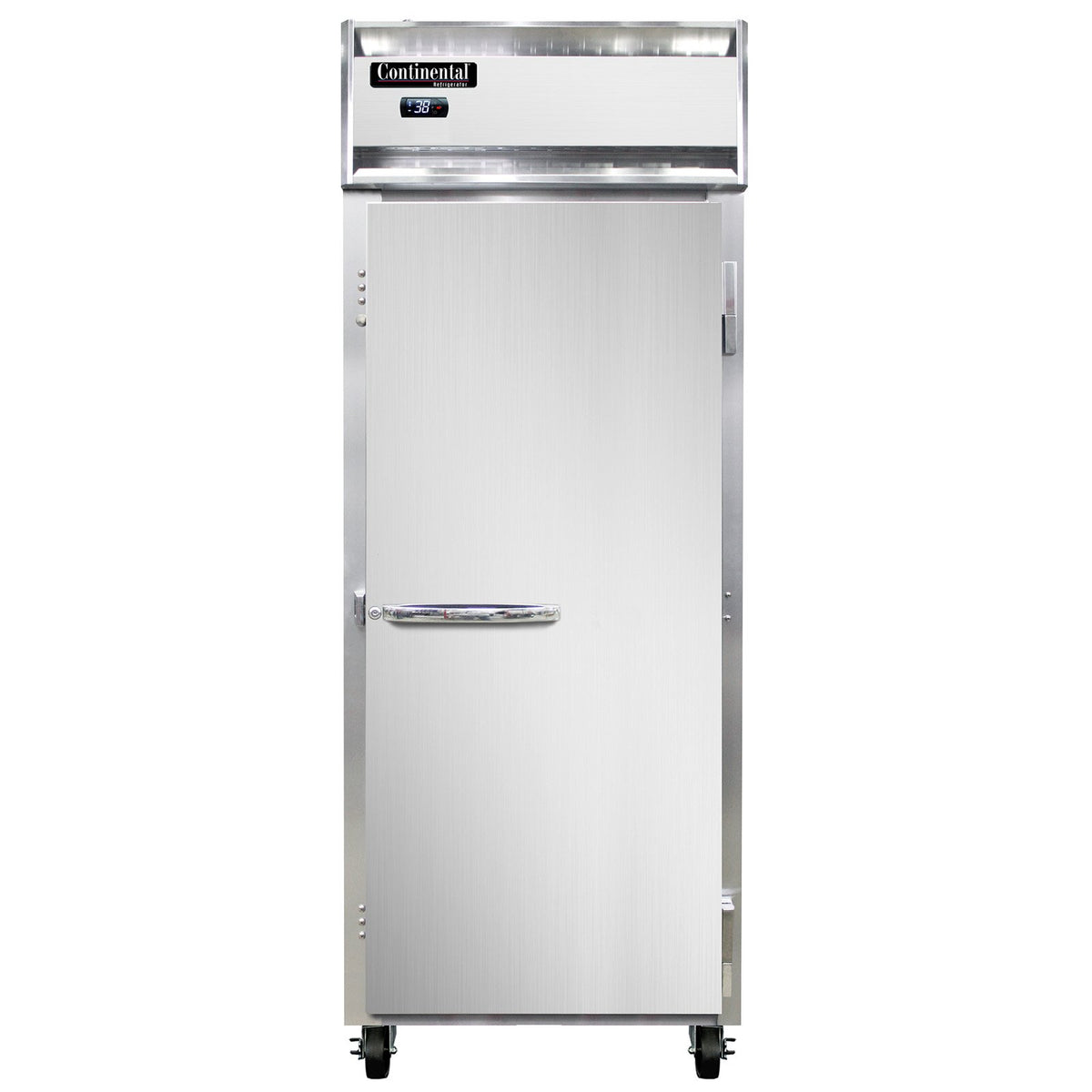 Continental Refrigerator 1RENSS 28.5-Inch Reach-In Refrigerator — 1 Doors, Stainless Steel Exterior
