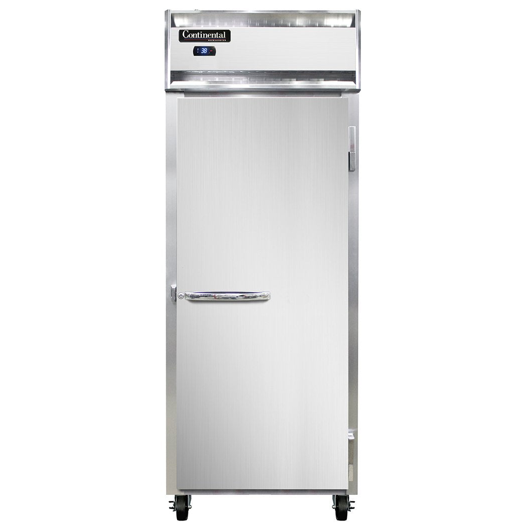Continental Refrigerator 1RESNSS 28.5-Inch Reach-In Refrigerator — 1 Doors, Stainless Steel Exterior
