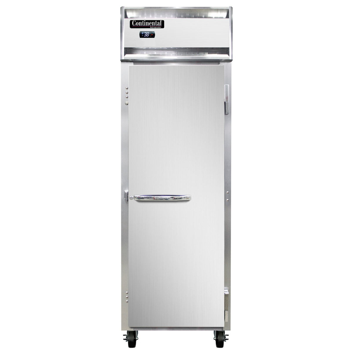 Continental Refrigerator 1RNSS 26-Inch Reach-In Refrigerator — 1 Doors, Stainless Steel Exterior