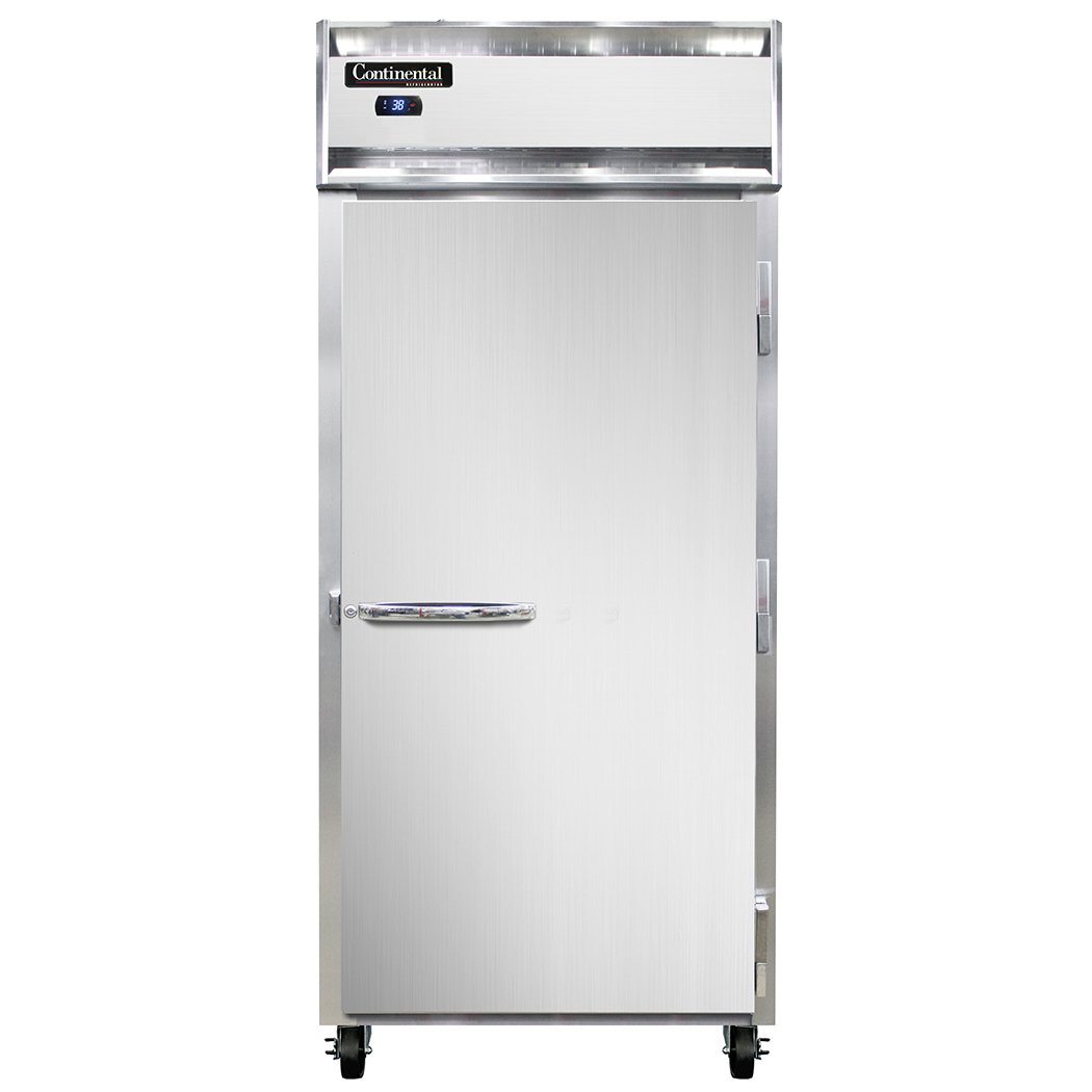 Continental Refrigerator 1RXSNSA 36.25-Inch Reach-In Refrigerator — 1 Doors, Stainless Steel Exterior