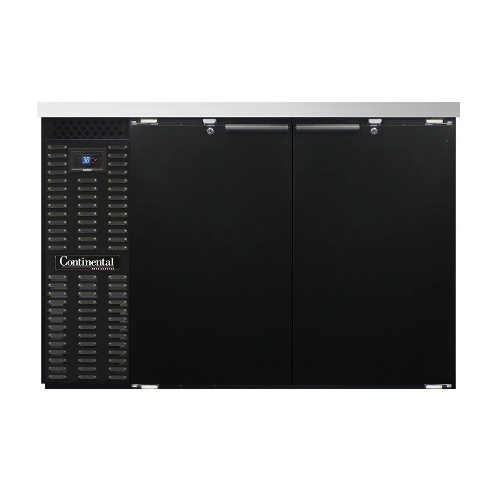 Continental Refrigerator BB50SN 50-Inch Back Bar Refrigerator — 2 Doors