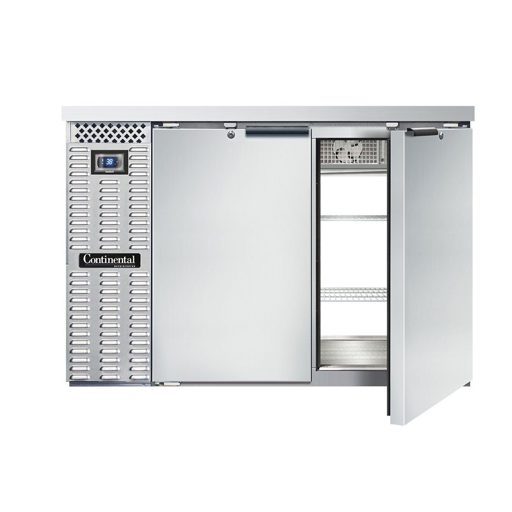 Continental Refrigerator BB50SNSSPT 50-Inch Back Bar Refrigerator — 4 Doors, Stainless Steel Exterior