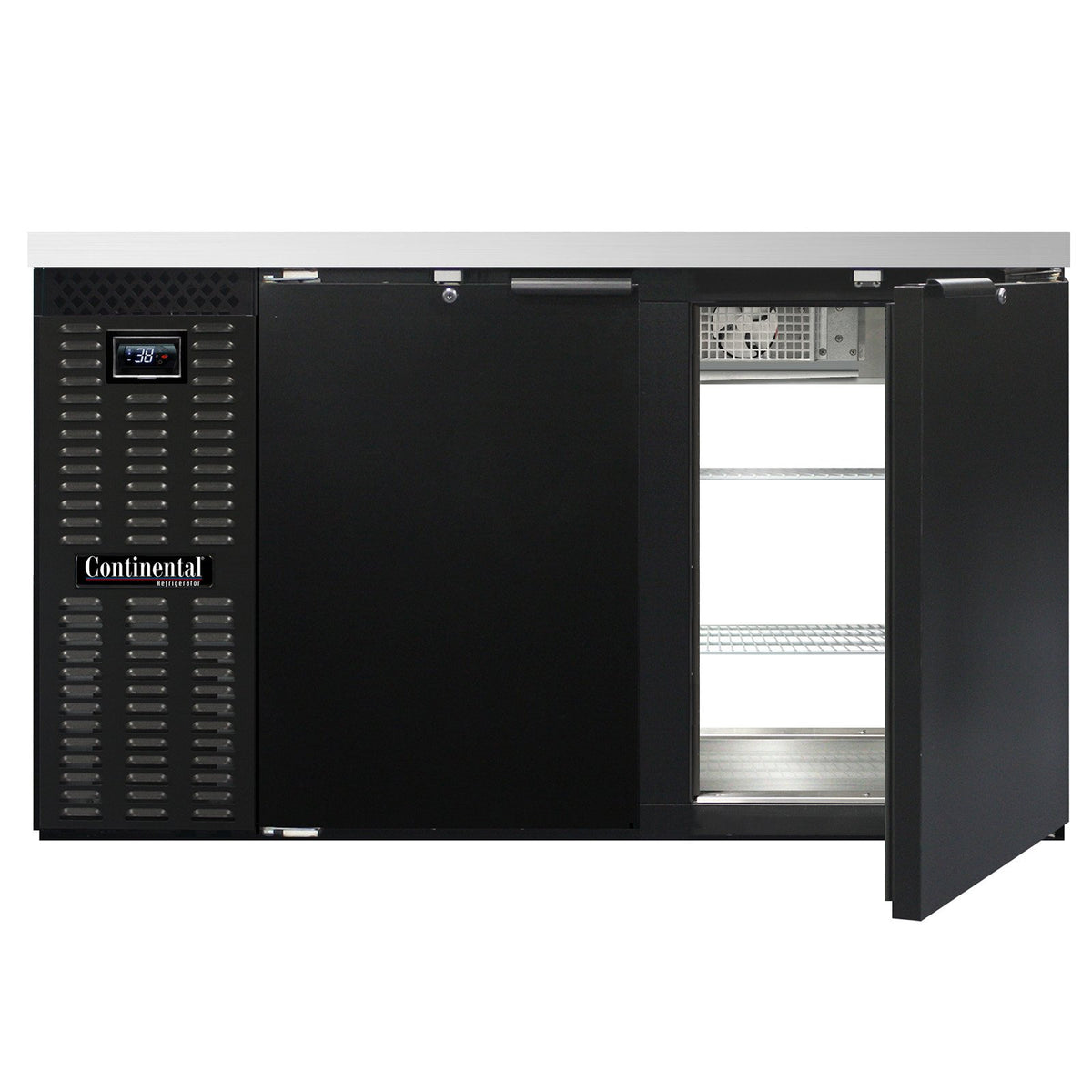 Continental Refrigerator BB59NPT 59-Inch Back Bar Refrigerator — 4 Doors
