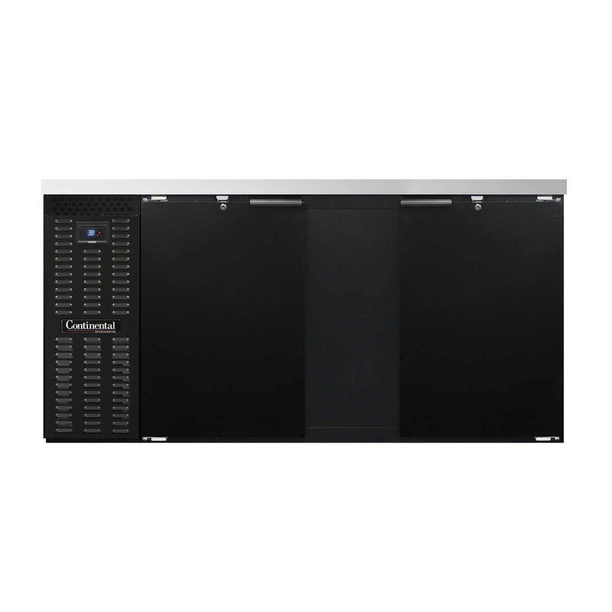 Continental Refrigerator BB69SN 69-Inch Back Bar Refrigerator — 2 Doors