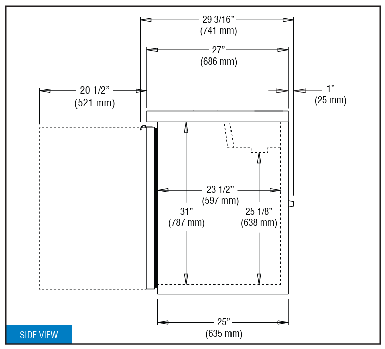 Continental Refrigerator BB79N 79-Inch Back Bar Refrigerator — 3 Doors