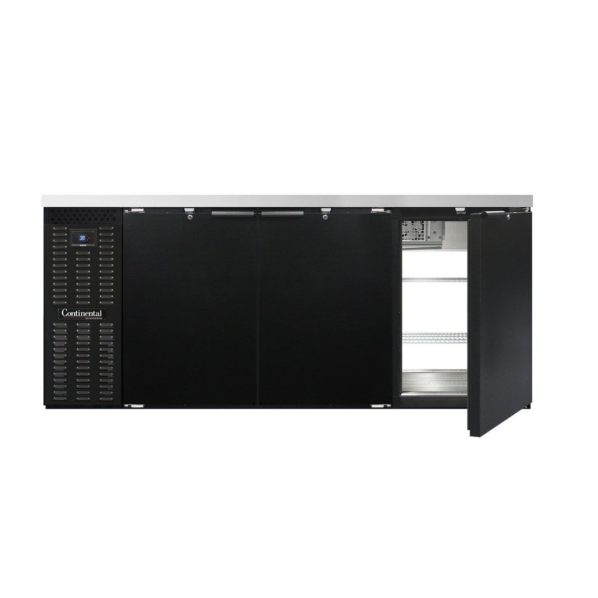 Continental Refrigerator BB79SNPT 79-Inch Back Bar Refrigerator — 6 Doors
