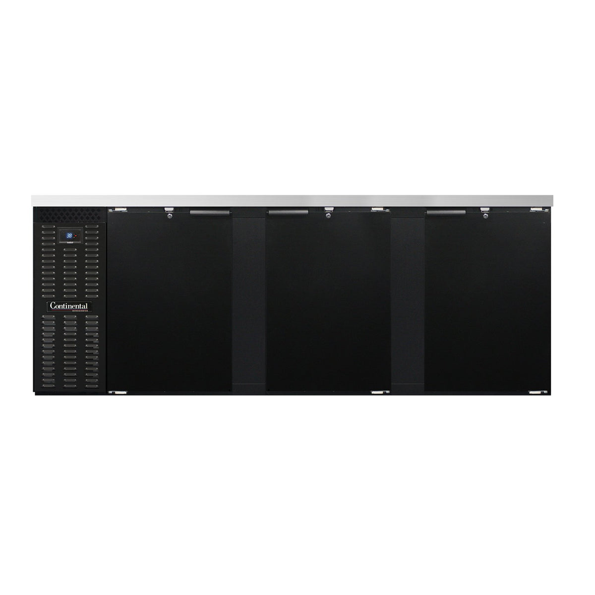 Continental Refrigerator BB90SN 90-Inch Back Bar Refrigerator — 3 Doors