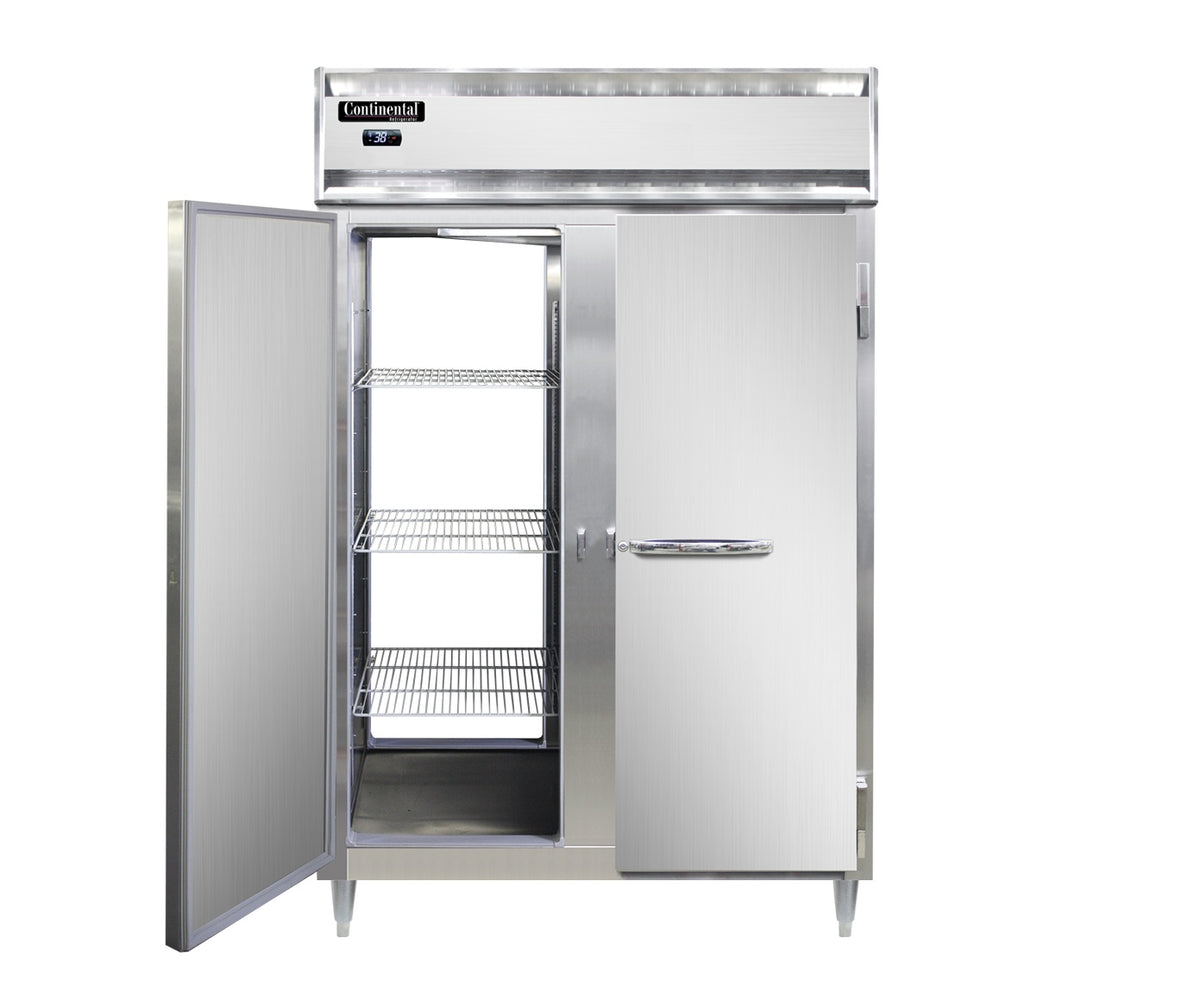 Continental Refrigerator D2RFNPT 52-Inch Refrigerator / Freezer — 4 Doors, Stainless Steel Front