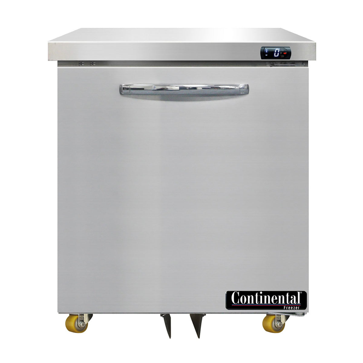 Continental Refrigerator DF27N-U 27.5-Inch Undercounter Freezer — 1 Doors, Stainless Steel Exterior