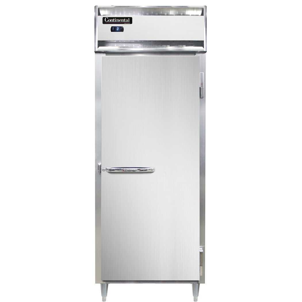 Continental Refrigerator D1FESN 28.5-Inch Reach-In Freezer — 1 Doors, Stainless Steel Front