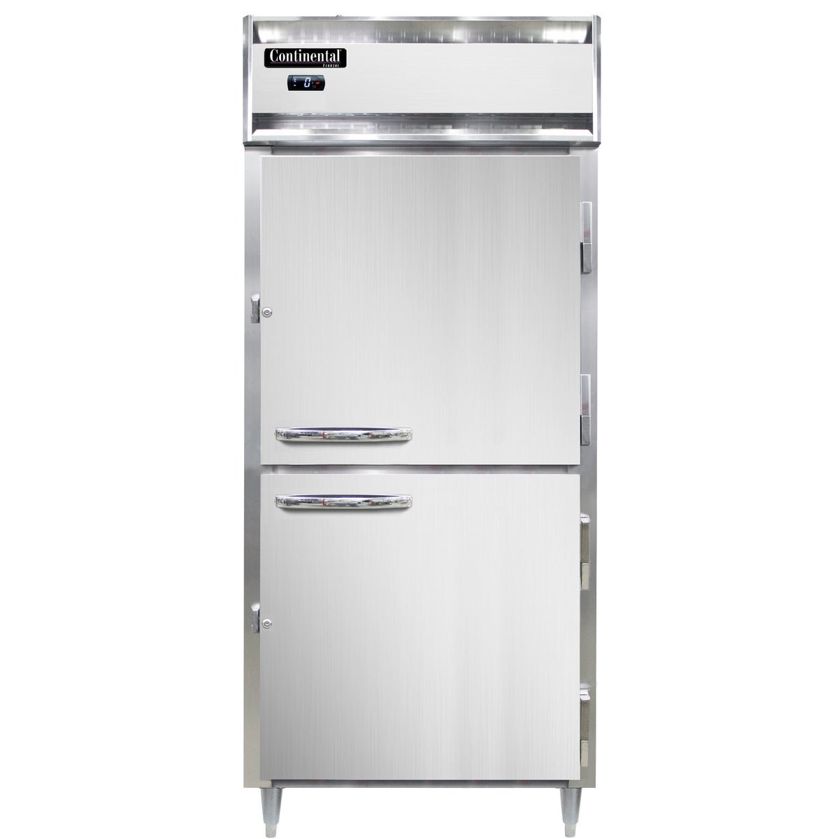 Continental Refrigerator D1FXNPTHD 36.25-Inch Pass-Thru Freezer — 2 Doors, Stainless Steel Front