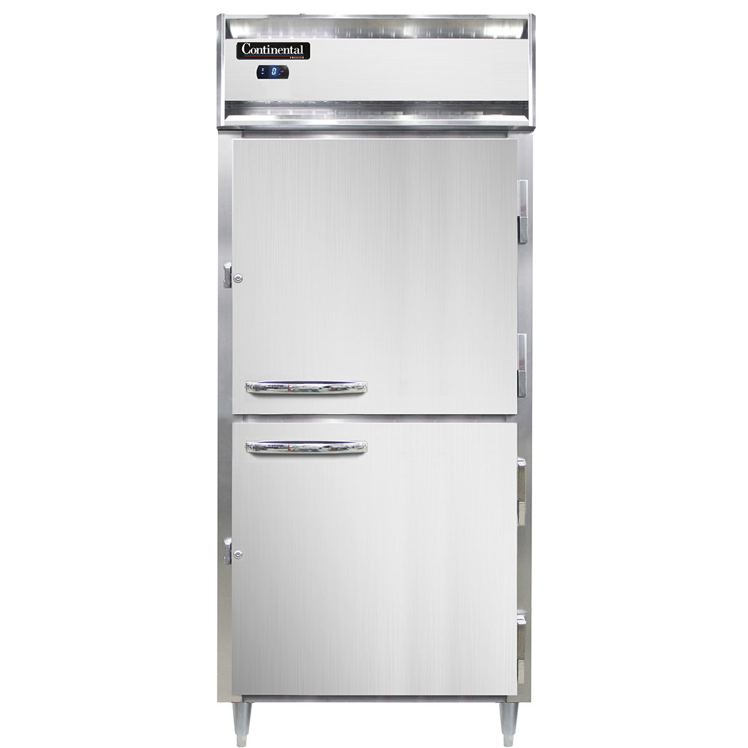 Continental Refrigerator D1FXSNHD 36.25-Inch Reach-In Freezer — 1 Doors, Stainless Steel Front