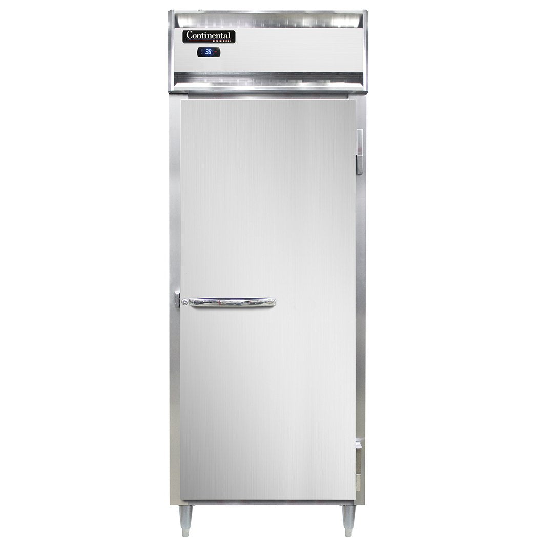 Continental Refrigerator D1RESNSS 28.5-Inch Reach-In Refrigerator — 1 Doors, Stainless Steel Exterior