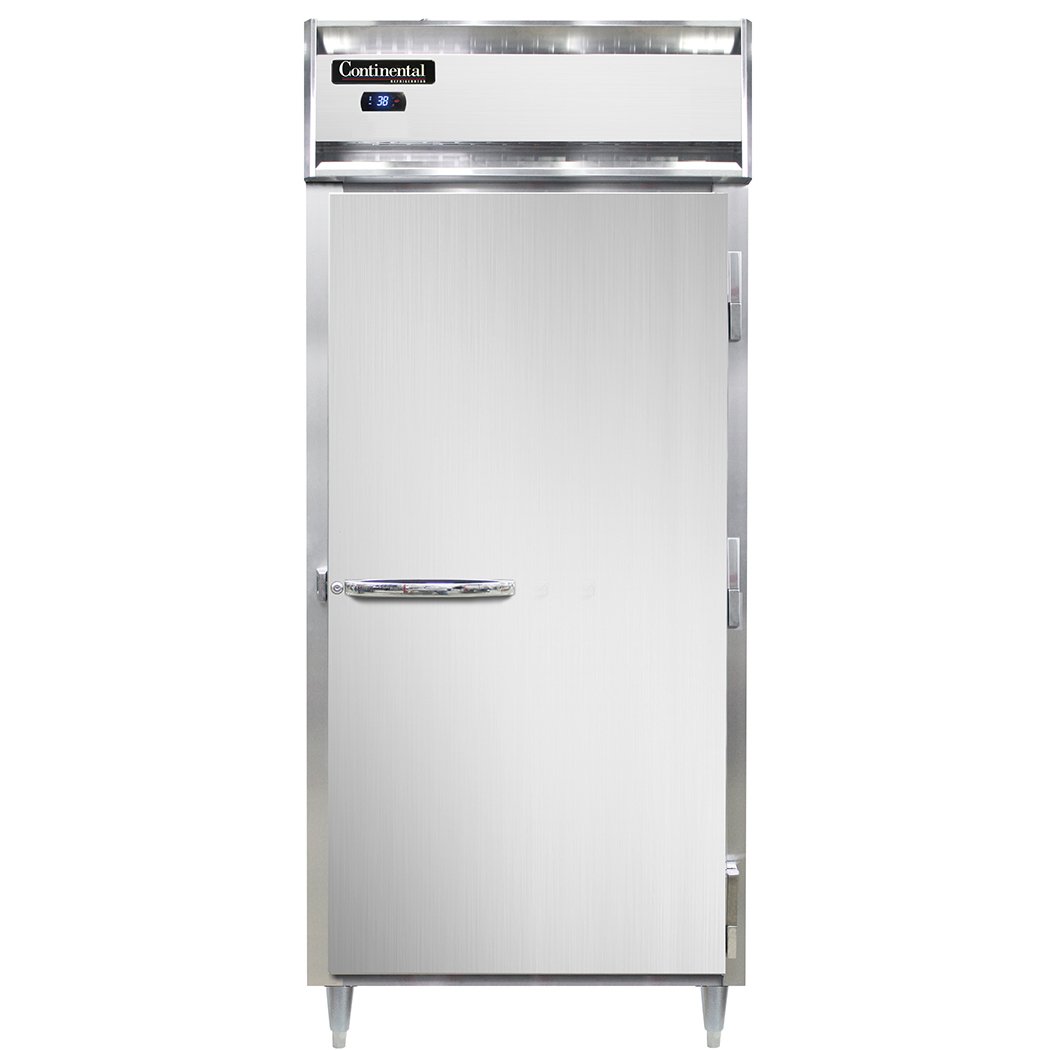 Continental Refrigerator D1RXSN 36.25-Inch Reach-In Refrigerator — 1 Doors, Stainless Steel Front