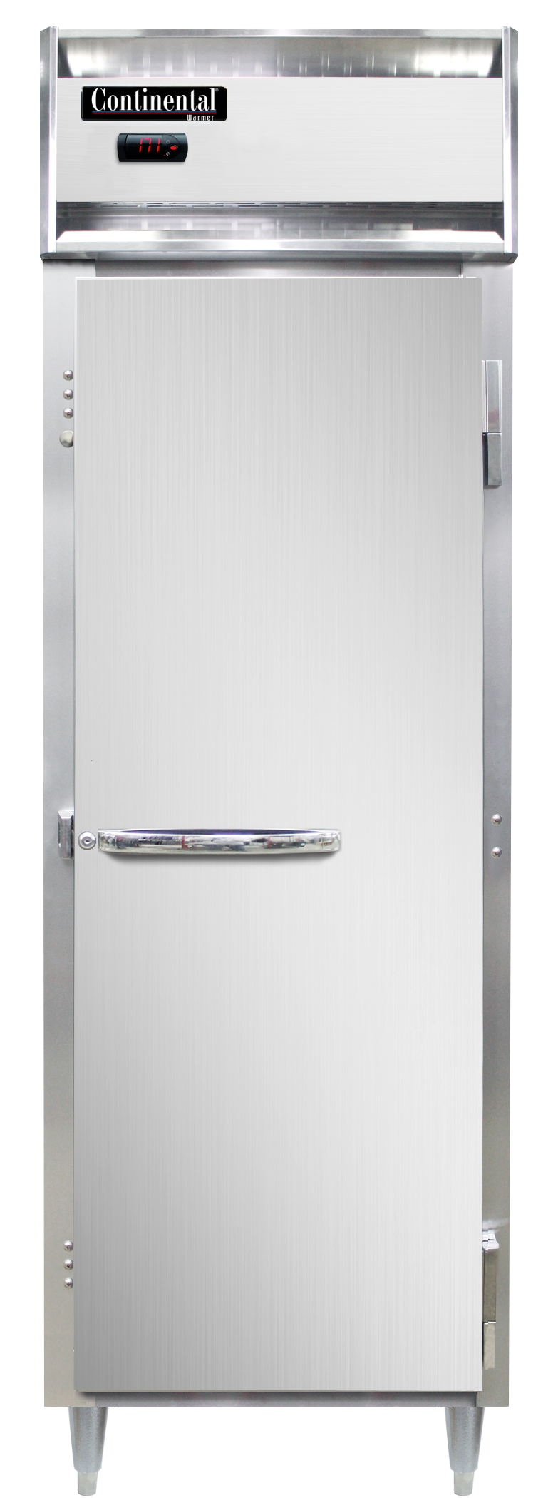 Continental Refrigerator DL1W-PT-SD-GD 26-Inch Pass-Thru Heated Holding Cabinet — 2 Doors, Stainless Steel Front