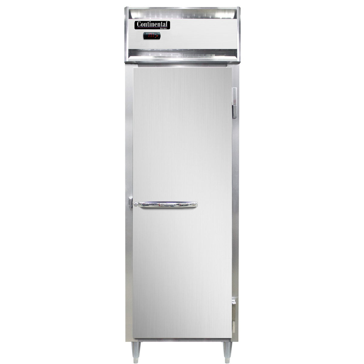 Continental Refrigerator DL1W-SA-PT 26-Inch Pass-Thru Heated Holding Cabinet — 2 Doors, Stainless Steel Exterior