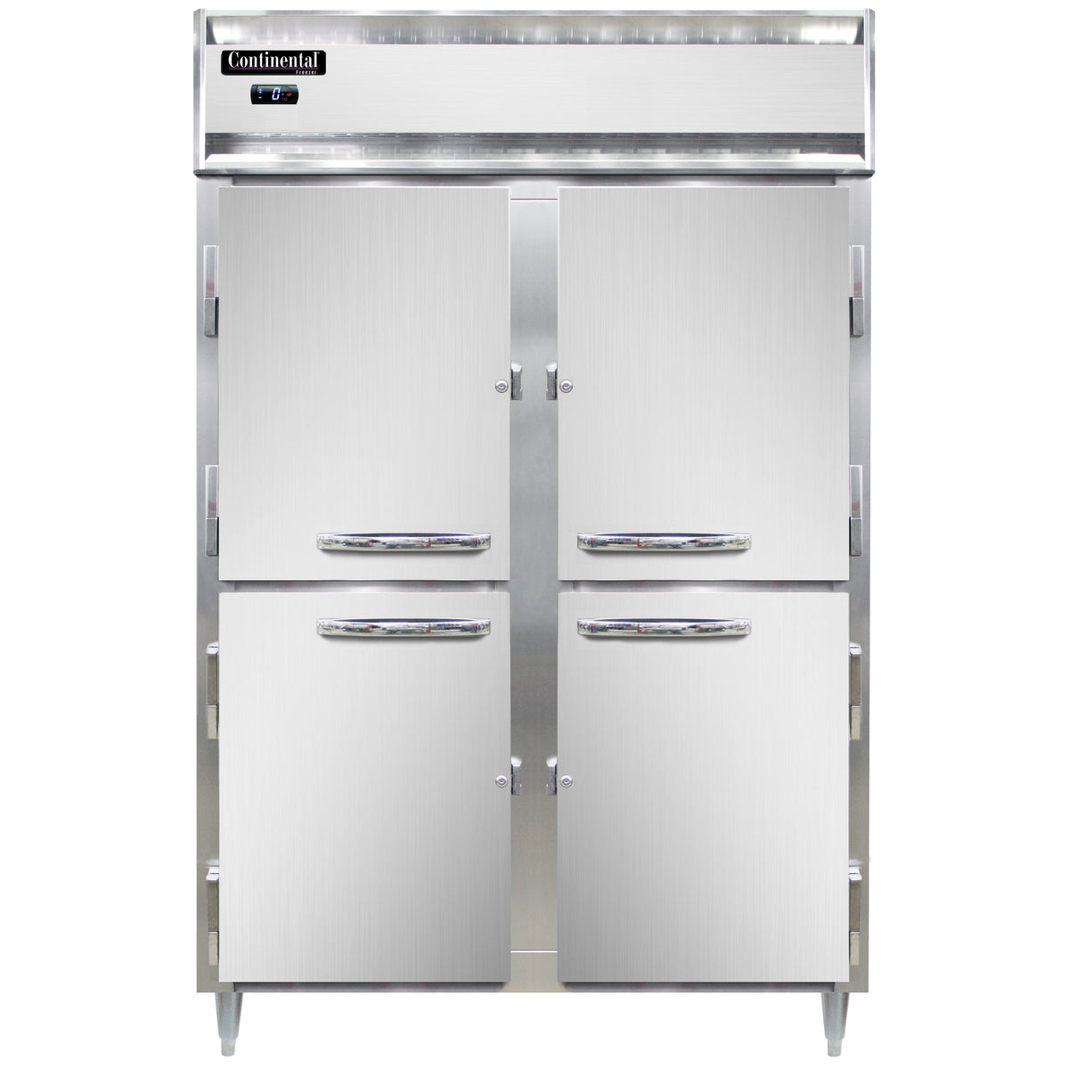 Continental Refrigerator D2FNHD 52-Inch Reach-In Freezer — 2 Doors, Stainless Steel Front