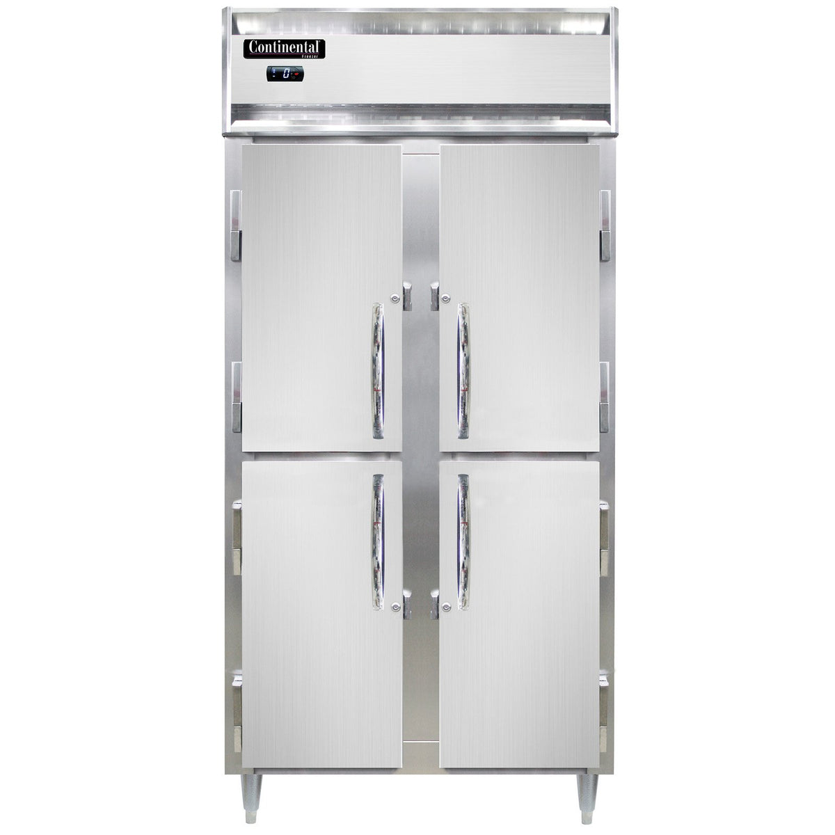 Continental Refrigerator D2FSENSSHD 36.25-Inch Reach-In Freezer — 2 Doors, Stainless Steel Exterior