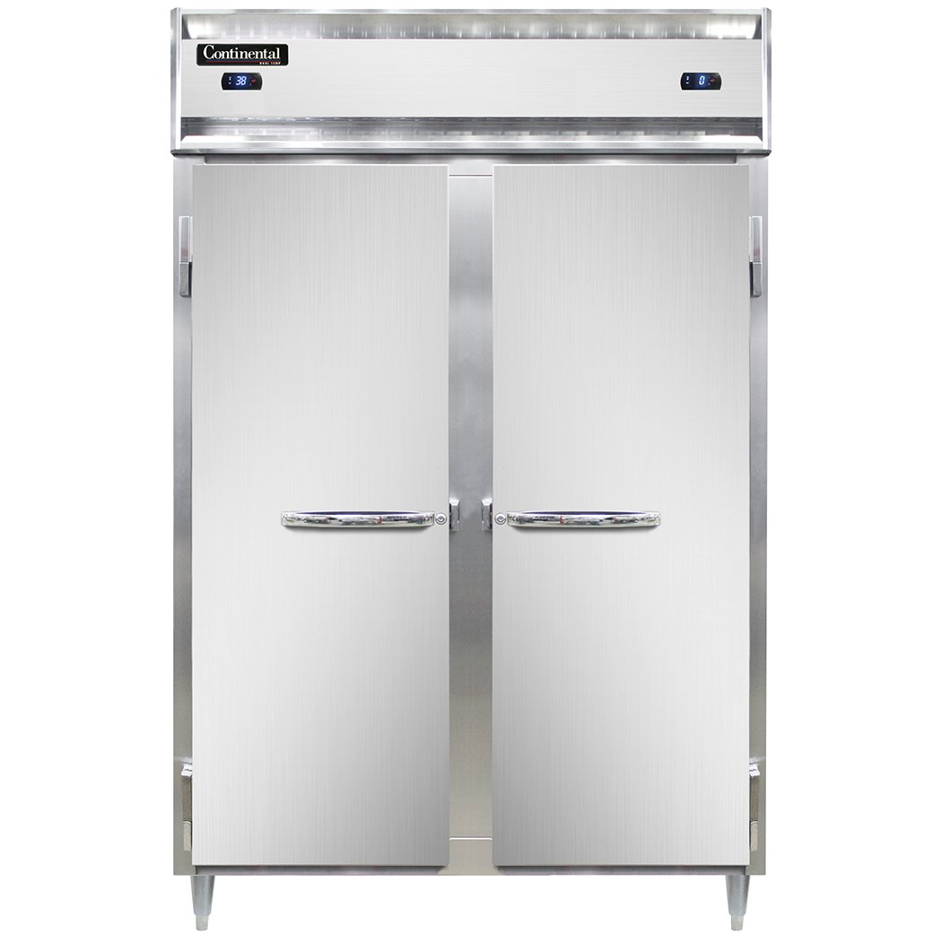 Continental Refrigerator D2RFSNSA 52-Inch Refrigerator / Freezer — 2 Doors, Stainless Steel Exterior