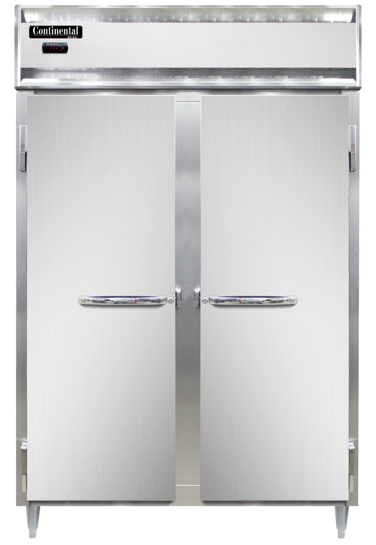 Continental Refrigerator DL2W-SA-PT-SD-GD 52-Inch Pass-Thru Heated Holding Cabinet — 4 Doors, Stainless Steel Exterior