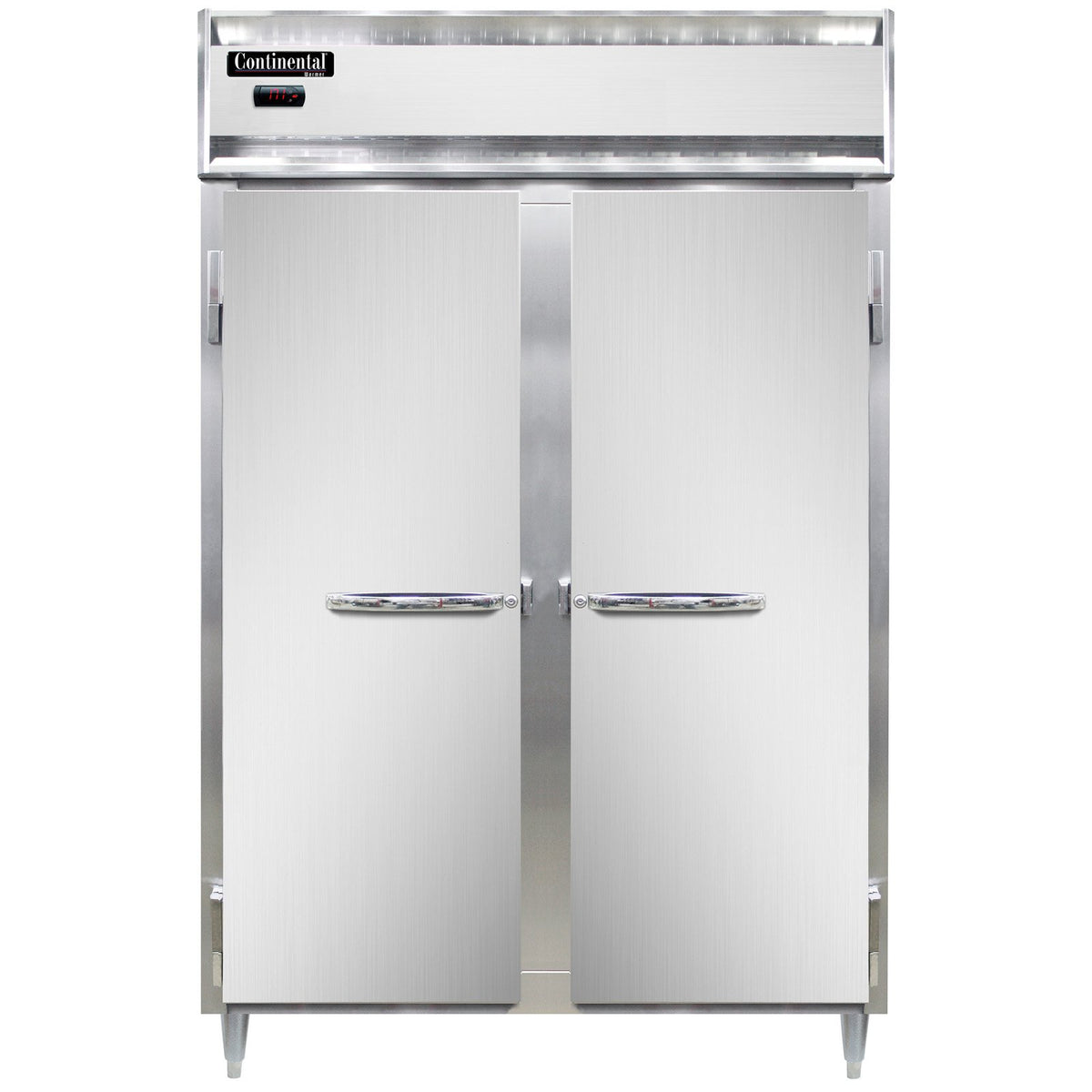 Continental Refrigerator DL2W-SS 52-Inch Heated Holding Cabinet — 2 Doors, Stainless Steel Exterior