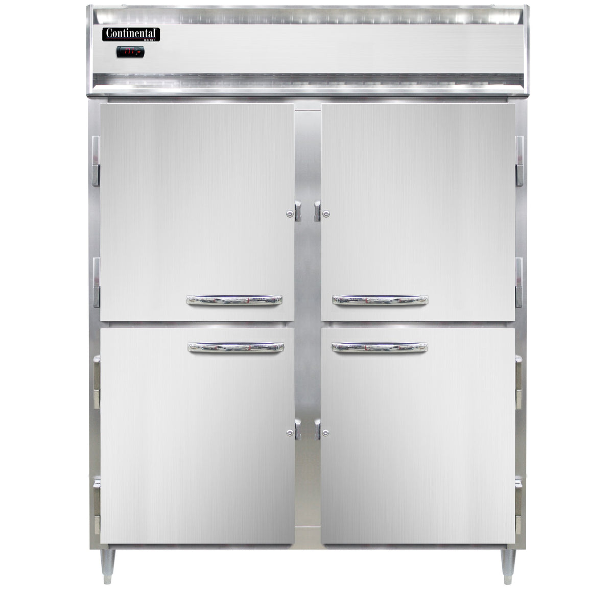 Continental Refrigerator DL2WE-HD 57-Inch Heated Holding Cabinet — 4 Doors, Stainless Steel Front