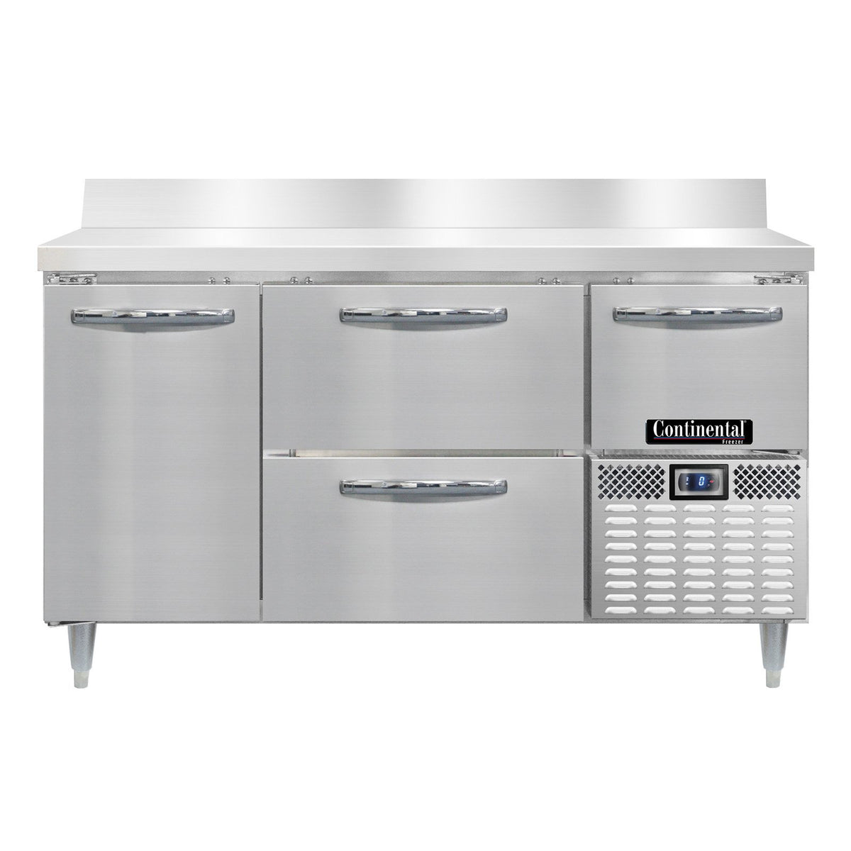 Continental Refrigerator DFA60NSSBS-D 60-Inch Worktop Freezer — 4 Drawers, Stainless Steel Front