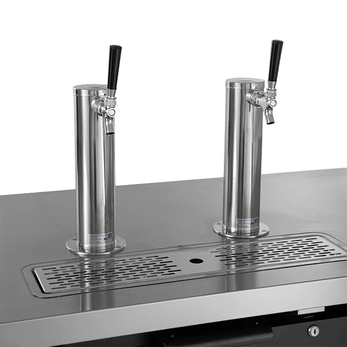 Continental Refrigerator KC90N 90-Inch Keg Cooler & Beer Dispenser — 3 Doors