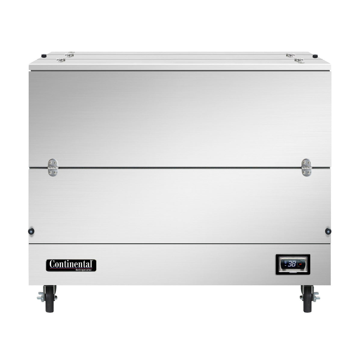 Continental Refrigerator MC4NSSDCW 49-Inch Milk Cooler — Stainless Steel Exterior