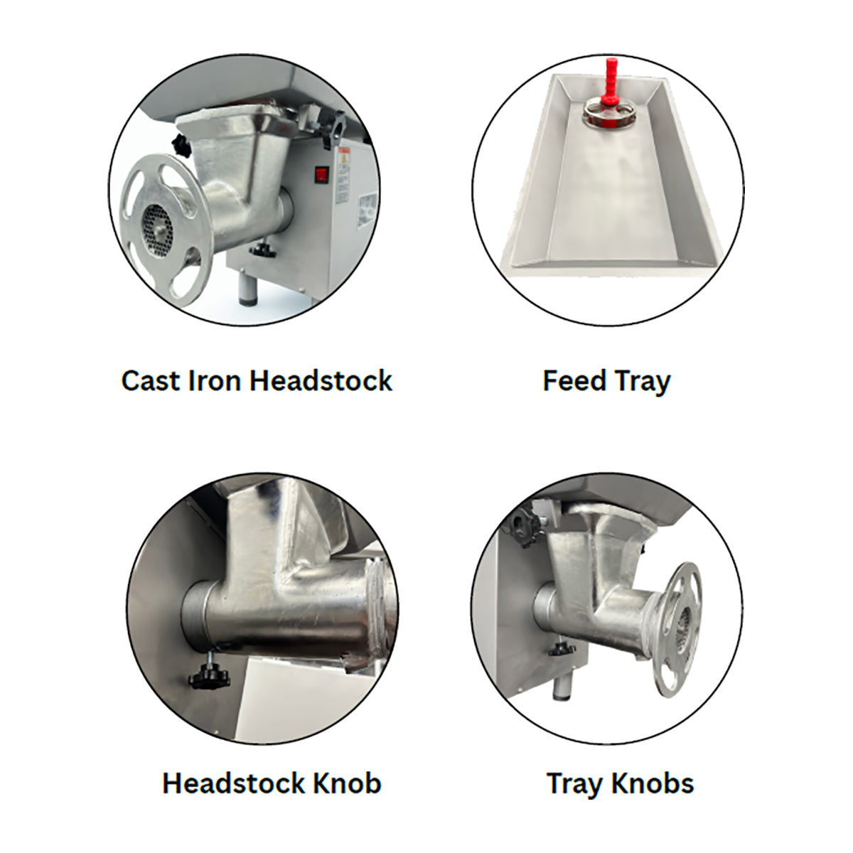 Concasse MO22AC2HP2201P Meat Grinder — #22 hub
