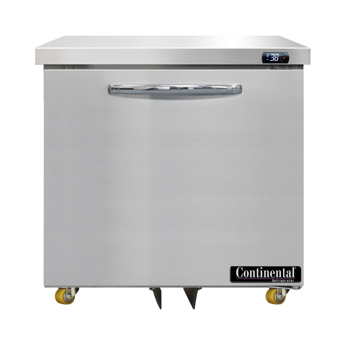 Continental Refrigerator SW32N-U 32-Inch Undercounter Refrigerator — 1 Doors, Stainless Steel Front