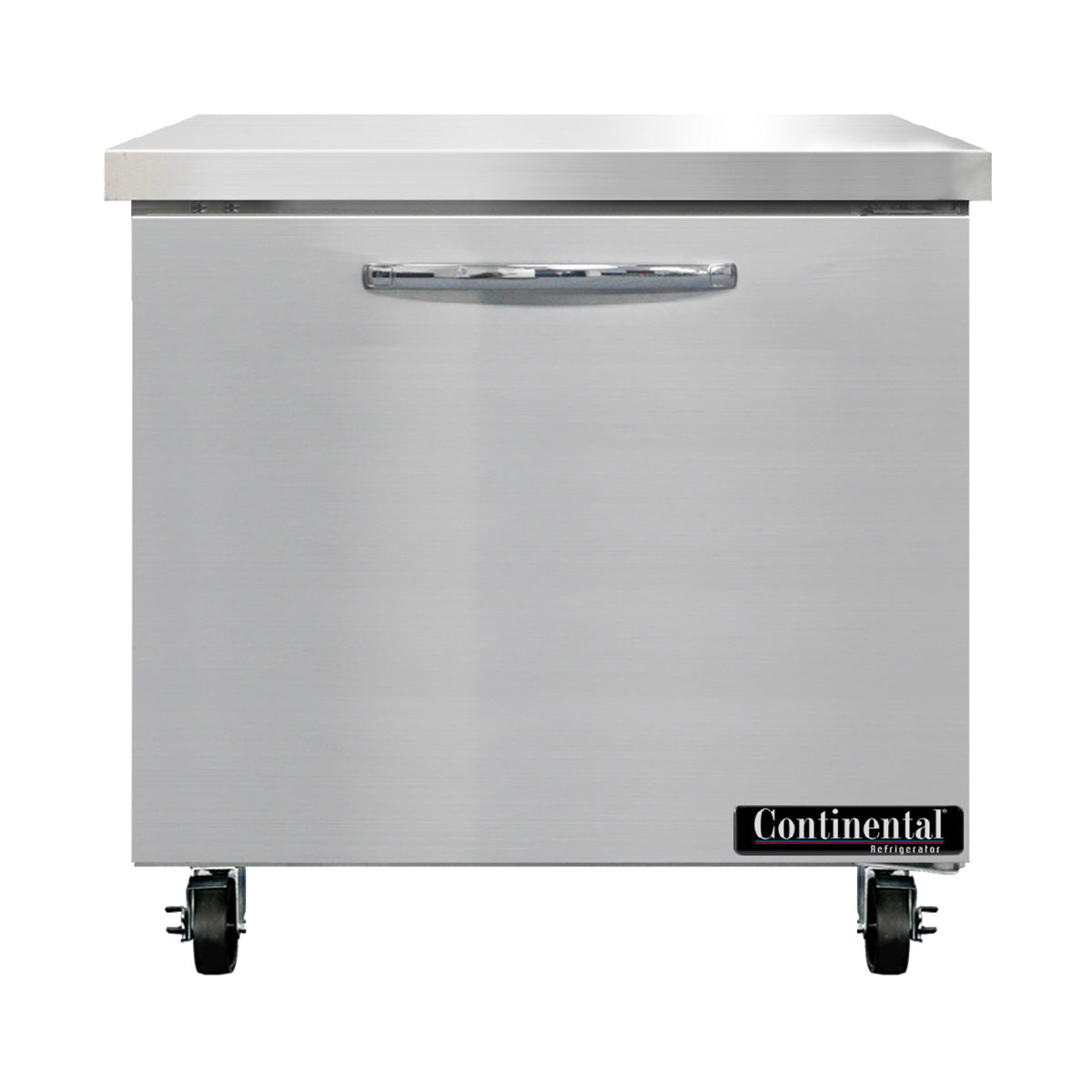 Continental Refrigerator SW32N 32-Inch Worktop Refrigerator — 1 Doors, Stainless Steel Front