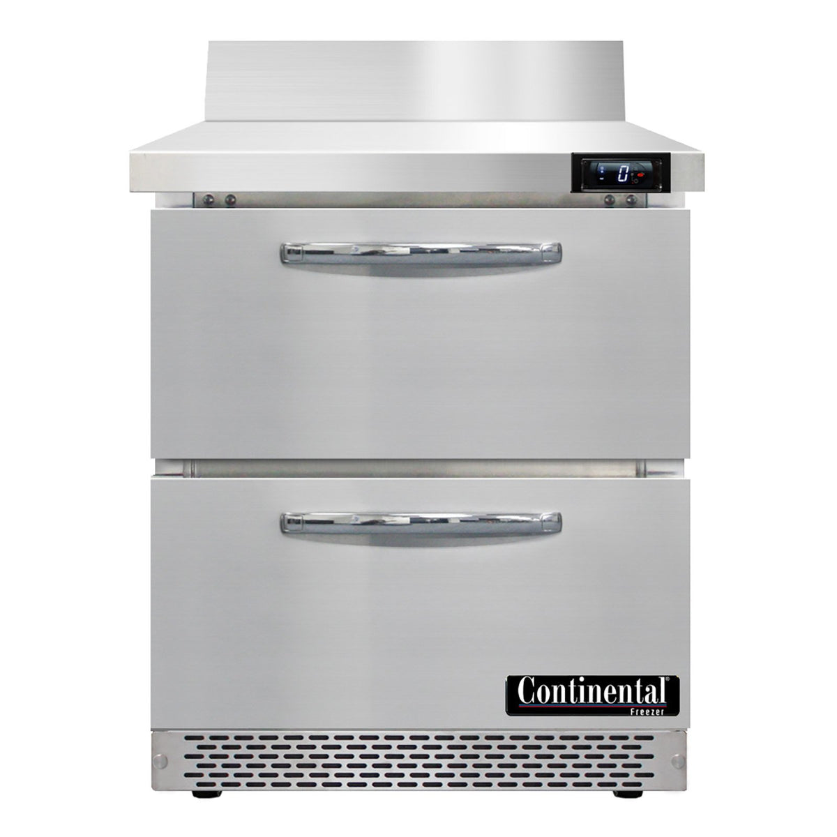 Continental Refrigerator SWF27NBS-FB-D 27.5-Inch Worktop Freezer — 2 Drawers, Stainless Steel Front