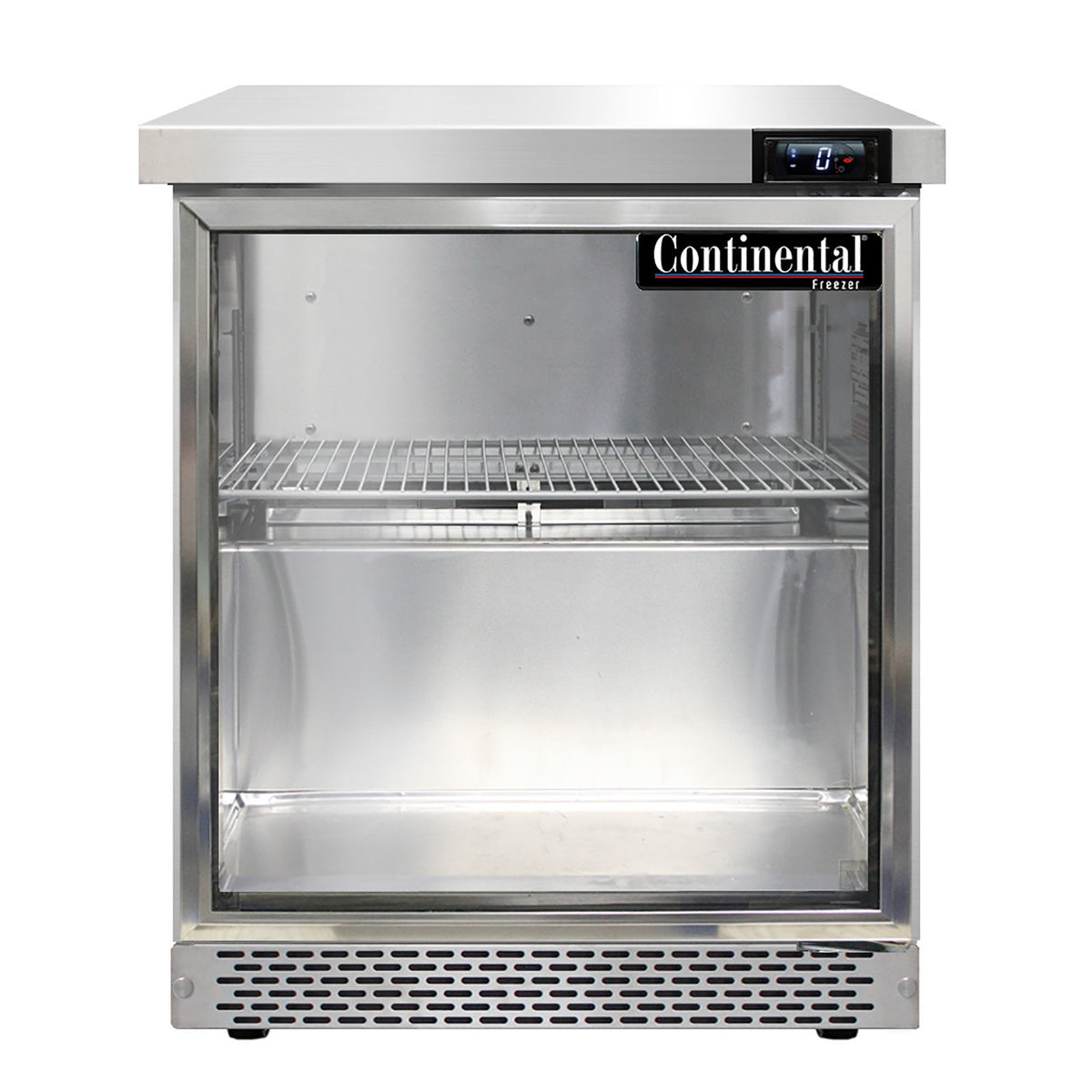Continental Refrigerator SWF27NGD-FB 27.5-Inch Worktop Freezer — 1 door, Stainless Steel Front
