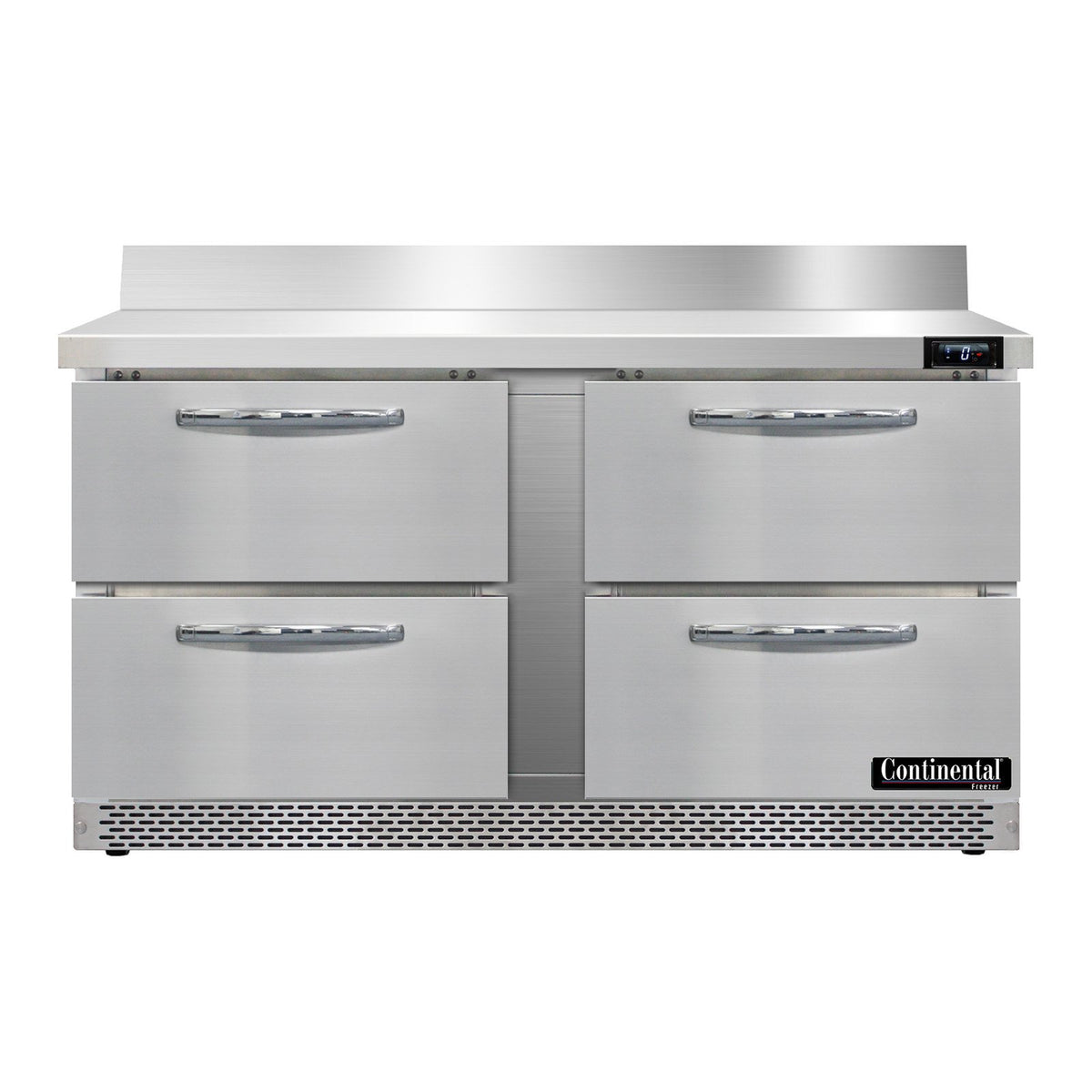 Continental Refrigerator SWF60NBS-FB-D 60-Inch Worktop Freezer — 4 Drawers, Stainless Steel Front